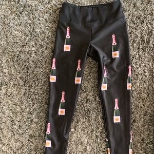 Yoga pants from gold sheep